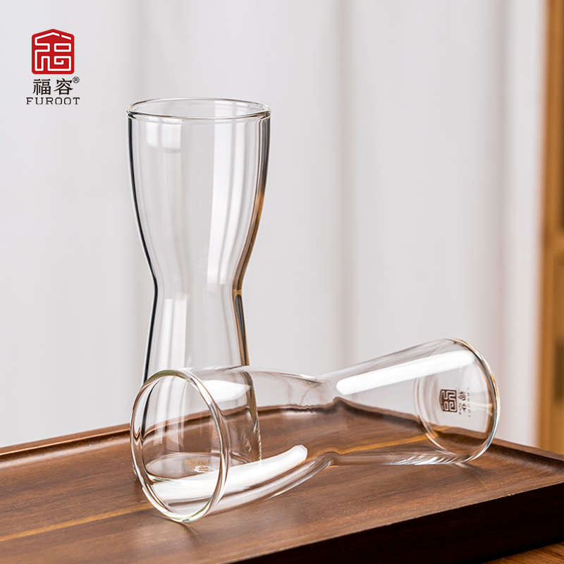 福容茶杯个人专用创意杯子玻璃杯家用功夫茶具主人杯喝水杯咖啡杯
