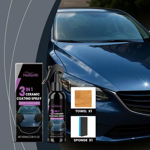 HOMONTH Nano Coating Spray - A 3-in-1 Car Care Solution for