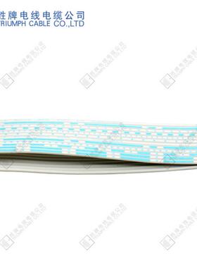 厂家现货PVC正标UL2468-22AWG正标红黑并线黑印竹节LED电源电子线