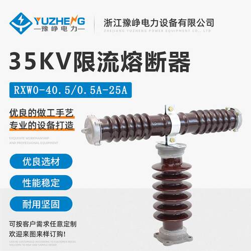RW10-40.5/0.5-25A户外T型高压限流熔断器35KV含熔管