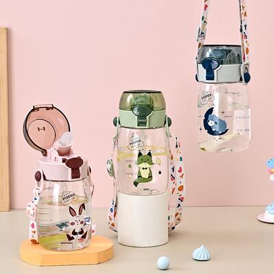 New Cartoon Water Bottle with High Aesthetic Appeal - 2024 N