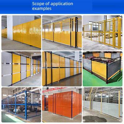 车间隔离网加厚冲孔板防护网可移动设备户外观光通围挡仓库隔断网