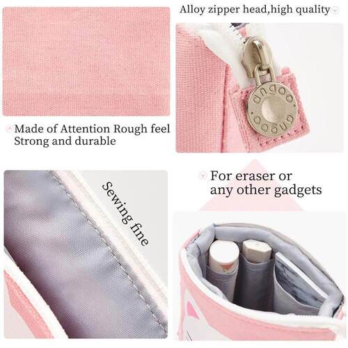 Angoo [Fun] Pen Pencil Bag Case, Cartoon Cute Cat Bear Sheep