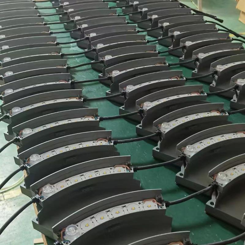 瓦楞灯瓦片灯景外观灯户防水古双面发光建筑工程文旅亮24Vle瓦d化