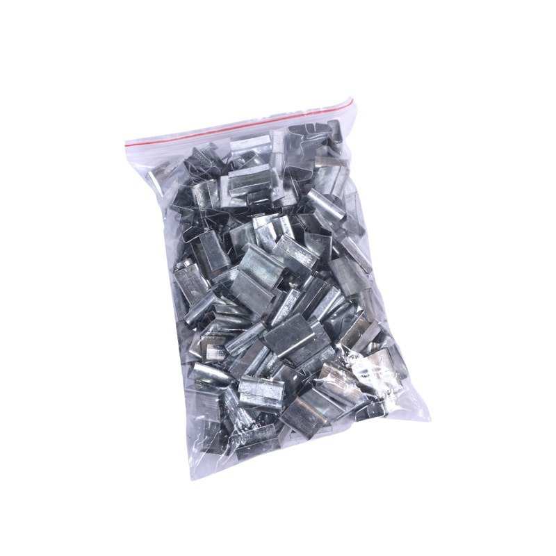 塑钢打包扣 19扣1608塑钢扣镀锌打包扣pet塑钢扣塑钢带打包扣批发