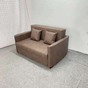 易式极简小户型家居书房 办公午休双人沙发折叠可储物功能沙发床