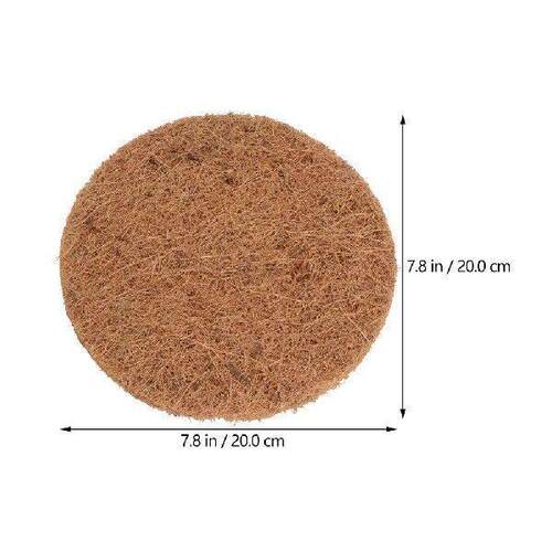 6 Pcs Pigeon Nest with Brown Cushion Natural Egg Pads
