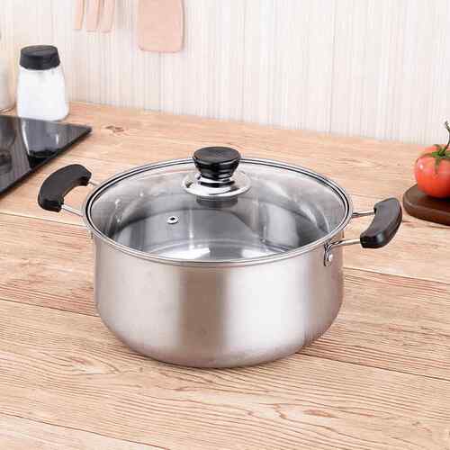 新款直销锅具套装不锈钢套装锅家用礼品锅三件套汤锅奶锅煎锅组合