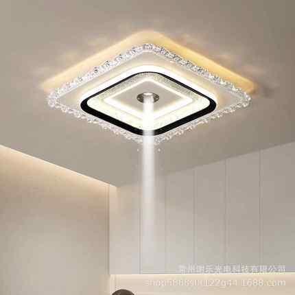 客新款语音智能led吸顶灯现代简211约高主亮卧灯长方形厅灯卧灯室