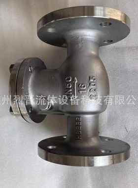 22腐05双相旋式法兰止回阀H钢44W-61216V翻板防耐酸碱逆启止单向