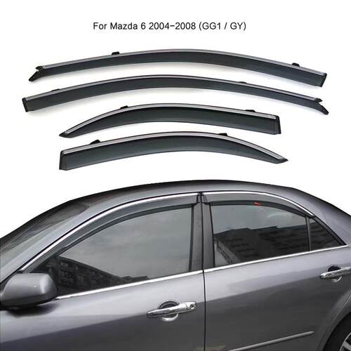 专用于2004-2008马自达6晴雨挡车窗防雨眉Mazda 6加厚注塑挡雨板