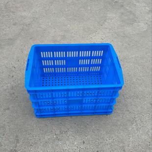 厚塑料加整理筐487圆NNB眼筐 蓝色业零部件塑胶整理筐 工整理筐