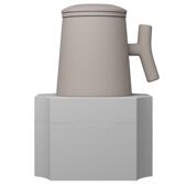 杨柳茶杯带茶漏石膏注浆模具定制陶瓷陶艺茶器器皿景德镇大象陶新