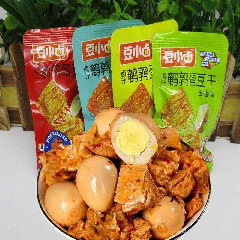 豆小卤鹌鹑蛋豆干整箱小包装五香味素肉卤蛋解馋休闲零食酱香即食