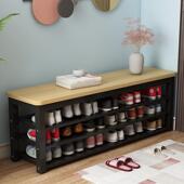 架子长条凳床尾凳多层换鞋 柜坐凳一体可坐鞋 凳 架简易门口家用鞋 鞋