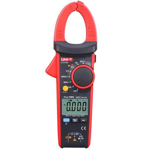 优利德UT216A UT216B UT216C数字钳形表万用表高精度真有效值