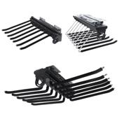 收纳多功能抽拉裤 顶装 架顶装 架衣柜内置滑轨家用裤 架挂配件 伸缩裤