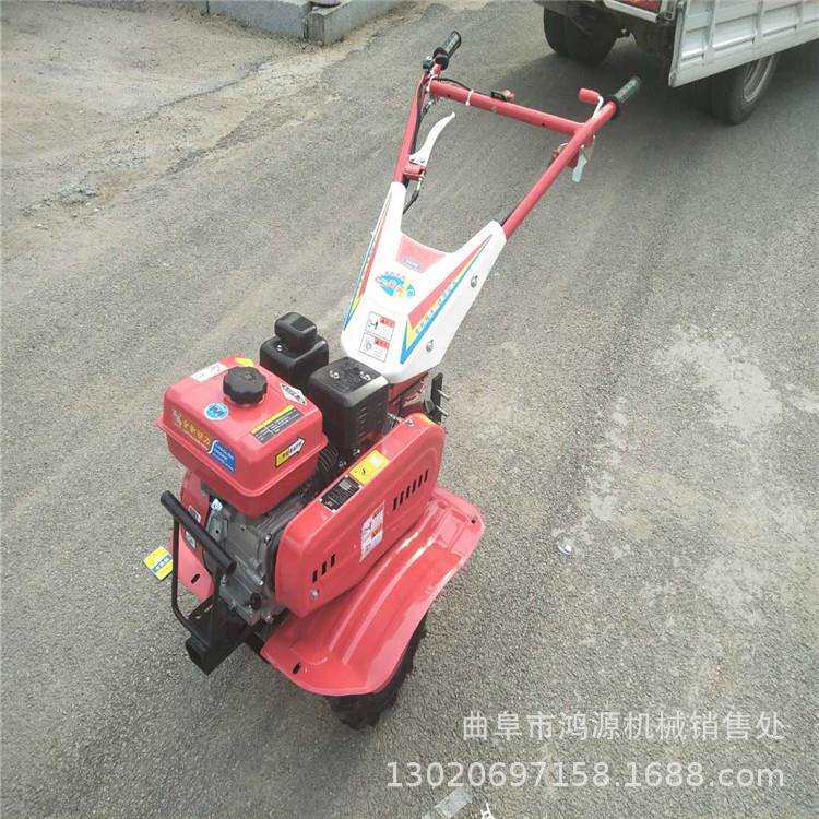 柴油汽油小型开沟机 农用果园地四驱微耕机 家用型耕地除草机