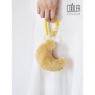 coolercolour「小月亮moon」原创可爱挂件包包配件钥匙扣毛绒挂饰