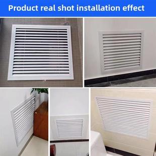 制造商特价铝合金百叶窗排气罩排气口空调进风口出风口检查端口定