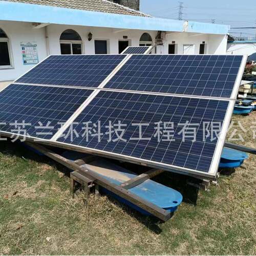 LSUN-WK太阳能微孔曝气机河道增氧机多点阵太阳能曝气机