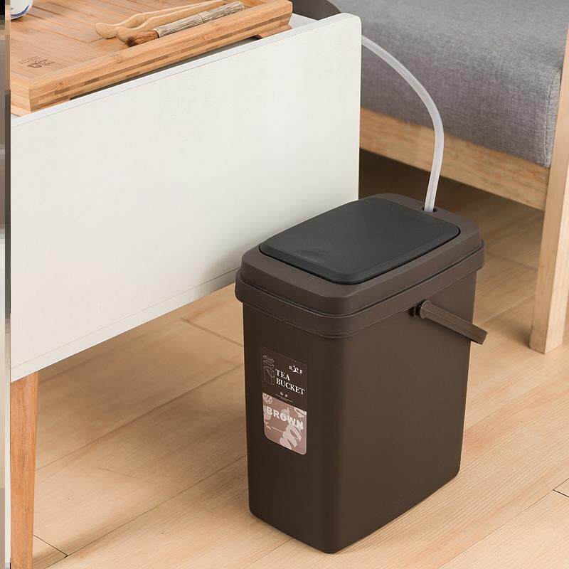 日本进口品质茶叶茶渣桶过滤垃圾排水桶接水储水桶茶台废水桶茶