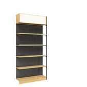 货架店零食烟酒超市货架母婴物木制展示单双面架柜置展示架多层店