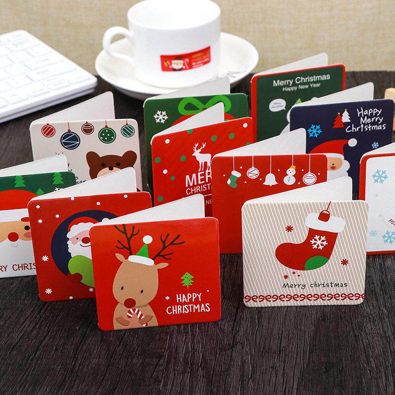 144Pcs Merry Christmas Greeting Card Xmas Postcard Gift Card