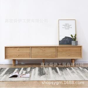 北欧全实木晴天电视柜现代简约客厅地柜橡木视听柜组合小户型家具