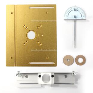 木工雕刻机电木铣倒装板工作台多功能升降台面倒角修边开槽铝面板