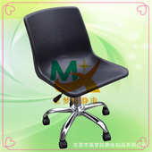 镀铬脚带脚轮防静电五星椅塑胶 升降 面 防静电 靠背椅靠背椅pp