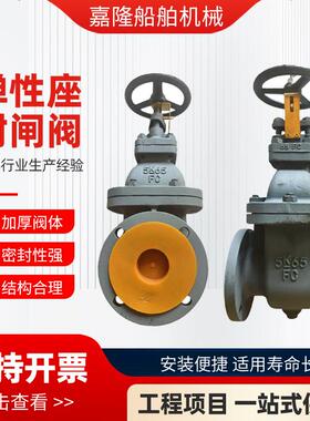 厂家直销F73635K50可定制船用闸阀日标硬密封铸铁闸阀