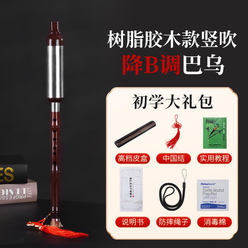 正品巴乌专业奏真黑檀红檀木演竖吹单F管乐器调G师调初学入门老推