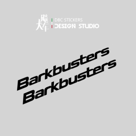 摩托车贴纸巴克barkbusters 宝马水鸟手把护手护盖防水反光装饰