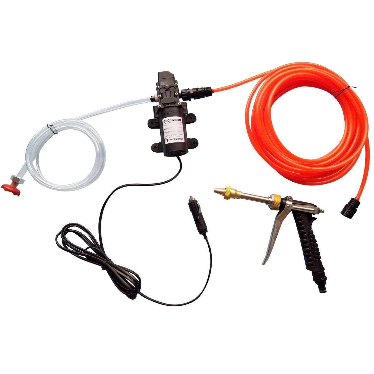 美吉特铜枪车载洗车器水泵12V80W洗车机车载便捷汽车洗车器