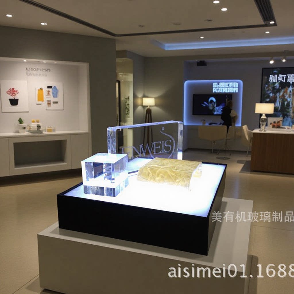 LED发光亚克力展示底座生产
