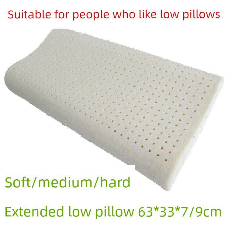天然乳胶枕，泰国进口原料，乳胶平弯枕，延长低枕，颈椎护理