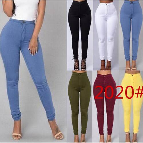 Women's patchwork high waisted tight fitting and slimming