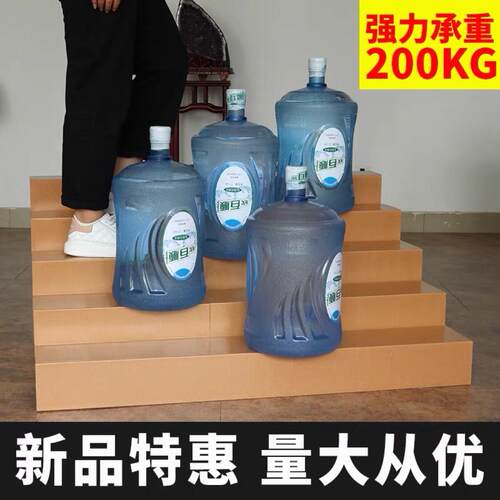 水果店纸板货架展示架台阶梯形陈列架子创意多层果蔬生鲜超市蔬菜