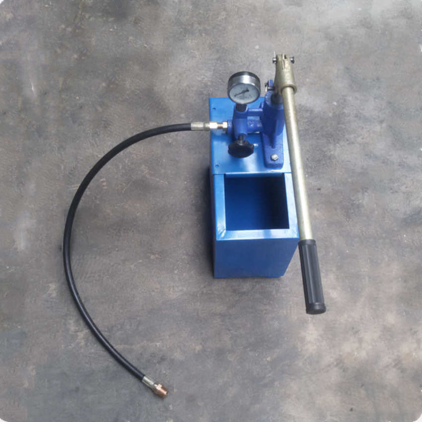 宝岛手动试压泵SY-1.6-100管道容器水管压力测试泵 手动打压机