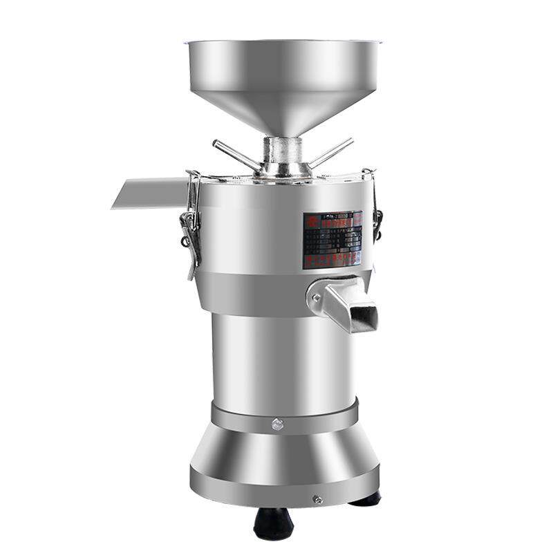 精品125型商用不锈钢漏斗渣浆自分离纯铜芯电机石磨磨浆机豆浆机