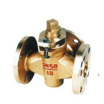 X43W法兰旋塞阀不锈钢碳钢黄铜直通旋塞阀三通法兰旋塞阀