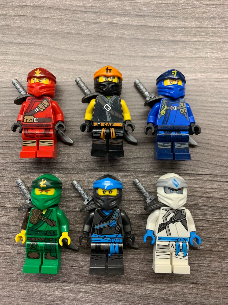 Lego Njo531 Kai，Njo532 Cole，Njo548 Jay，Njo537 Zane，Njo547.Niya