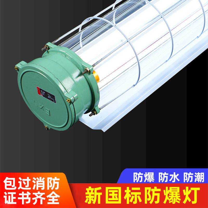 led防爆灯管厂家双管防爆灯外壳车间仓库照明应急1米2单管防爆灯