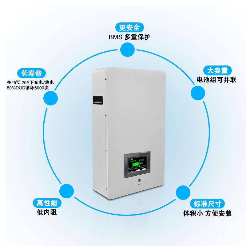 星澳美壁挂式51.2v-100Ah储能电池机箱套装组