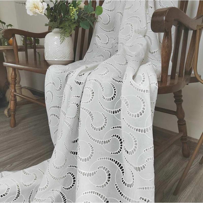 MB170833   9088全棉绣花 打孔绣花 花边 雕孔绣花