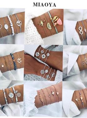 女式欧美套装手链 European American Cross border Set Bracelet