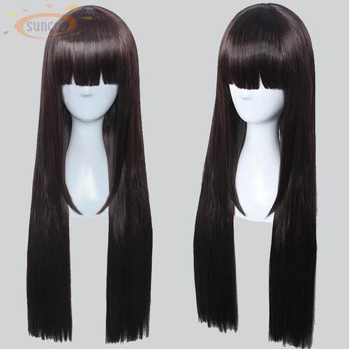 SUNCOS LoveLive!Sunshine!!黑泽黛雅cos假发 黑棕长直发送夹子