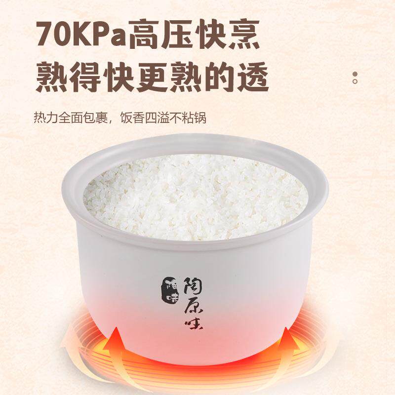 直销新款纯正陶瓷内胆电压力锅家用真无涂层健康内胆大容量多功能