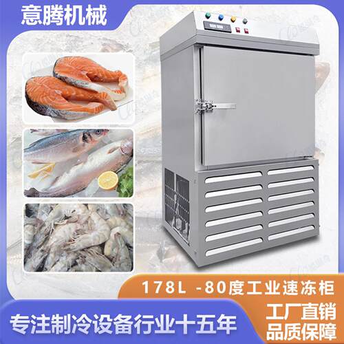 小型黄金南瓜紫薯速冻柜 保存冷冻急速速冻机 食品薯类冷冻箱